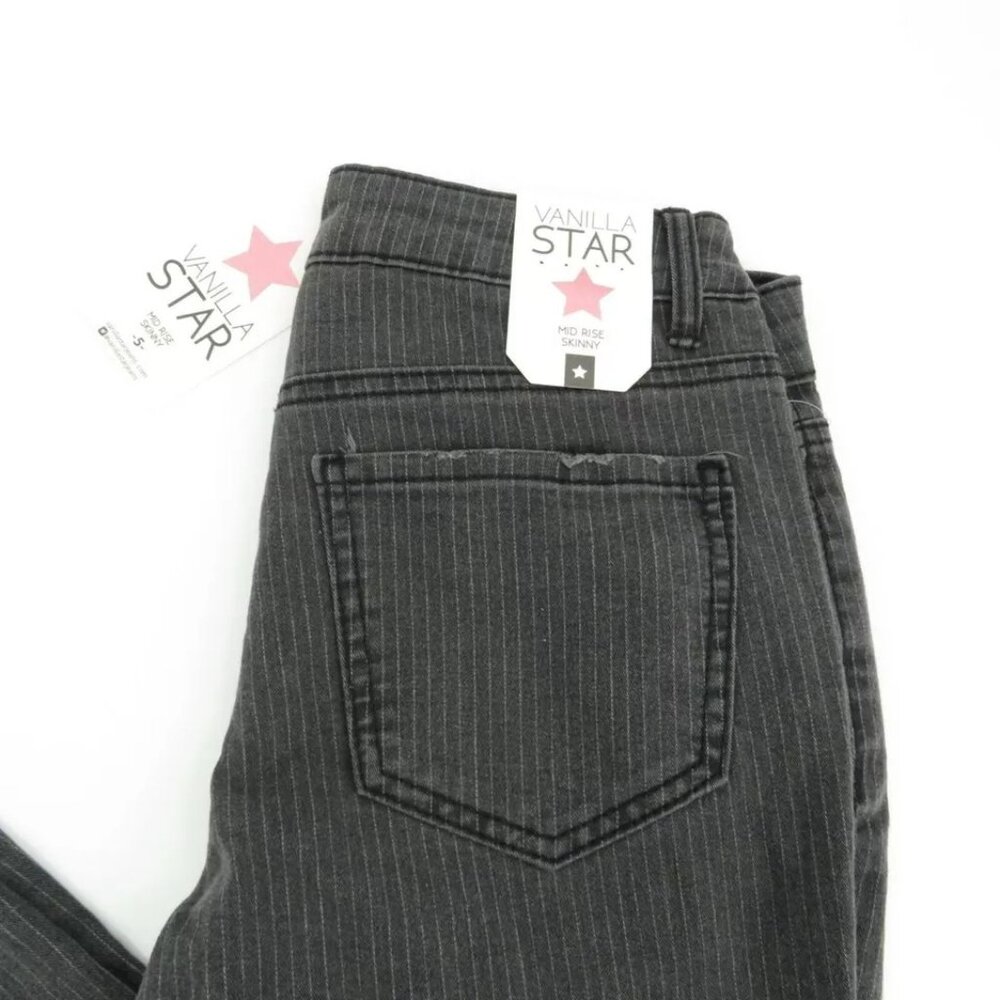 Vanilla Star Women's Mid Rise Skinny Jeans Size 5 NWT - Picture 3 of 7